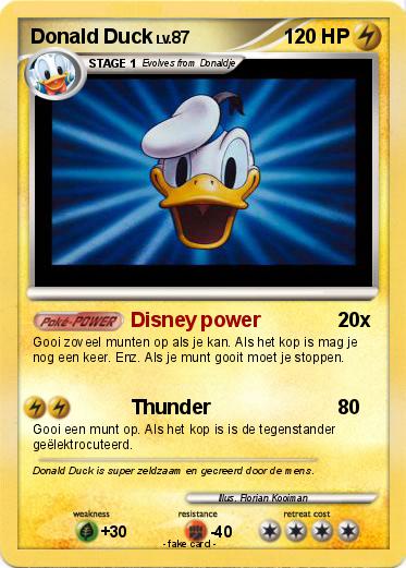 Pokemon Donald Duck