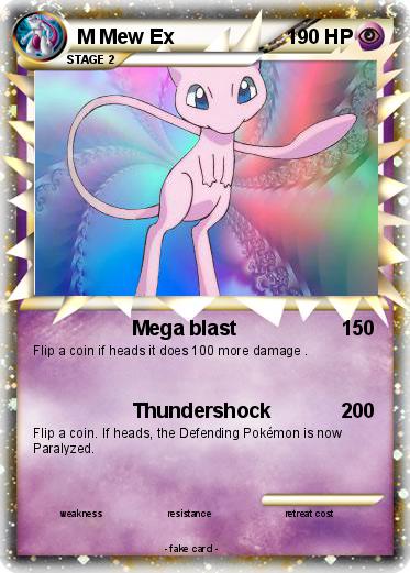 Pokemon M Mew Ex