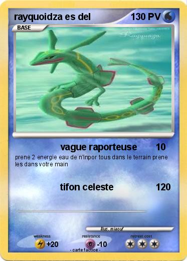 Pokemon rayquoidza es del