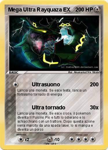 Pokemon Mega Ultra Rayquaza EX