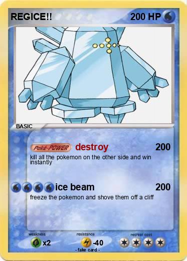 Pokemon REGICE!!