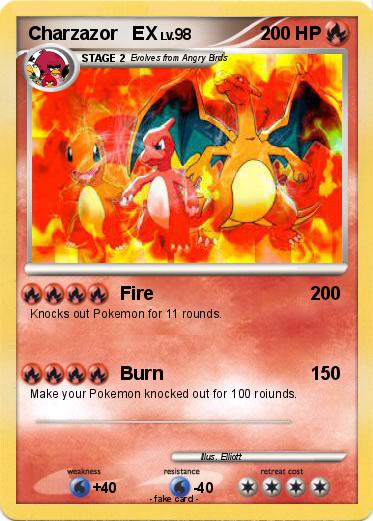 Pokemon Charzazor   EX