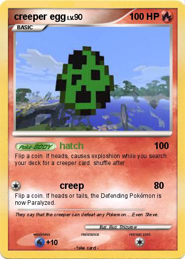 Pokemon creeper egg
