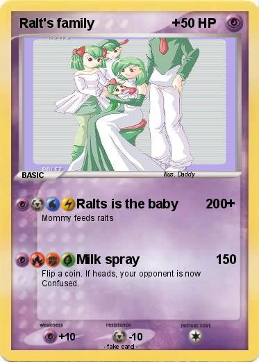 Pokemon Ralt's family                      +