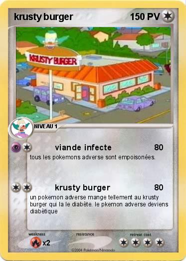 Pokemon krusty burger