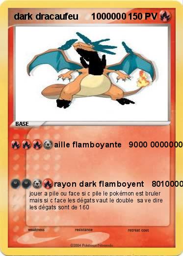Pokemon dark dracaufeu     1000000