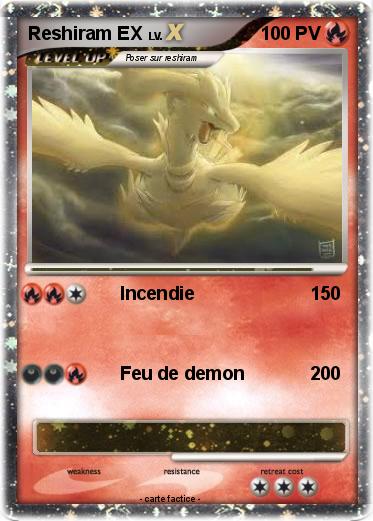 Pokemon Reshiram EX
