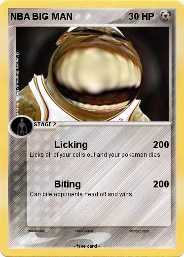 Pokemon NBA BIG MAN