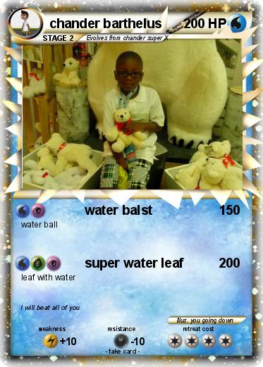 Pokemon chander barthelus