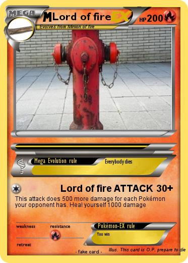 Pokemon Lord of fire