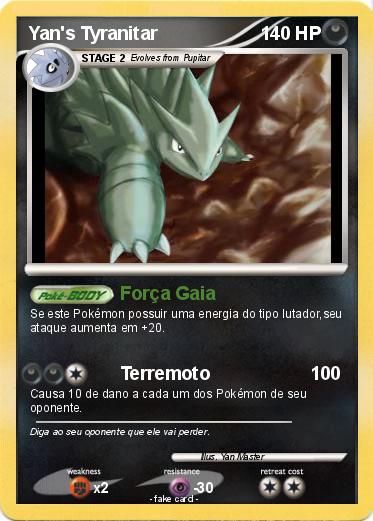 Pokemon Yan's Tyranitar