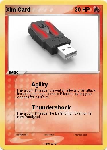 Pokemon Xim Card