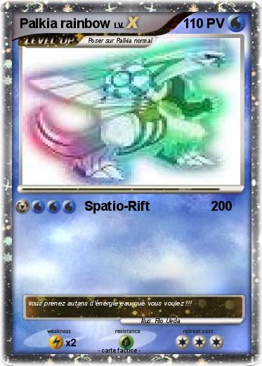 Pokemon Palkia rainbow
