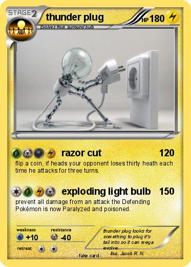 Pokemon thunder plug