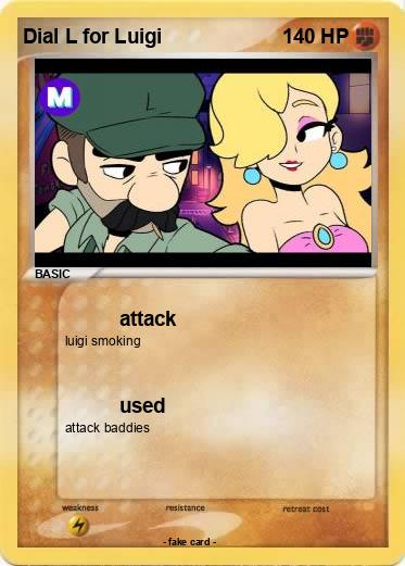 Pokemon Dial L for Luigi