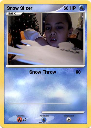 Pokemon Snow Slicer