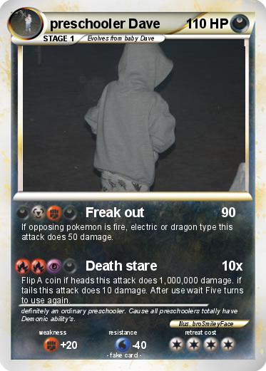 Pokemon preschooler Dave