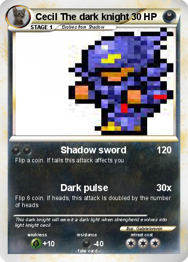 Pokemon Cecil The dark knight