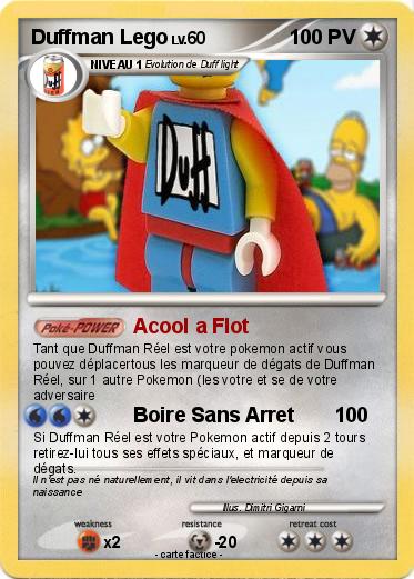 Pokemon Duffman Lego