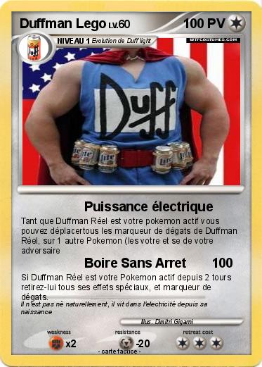 Pokemon Duffman Lego