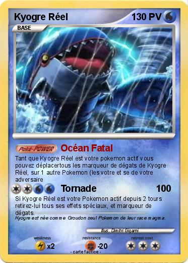 Pokemon Kyogre Réel
