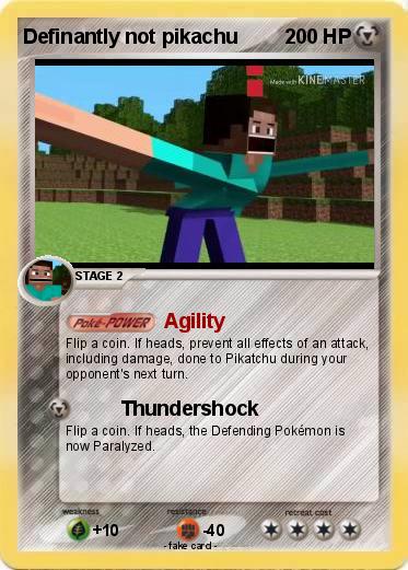 Pokemon Definantly not pikachu