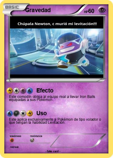 Pokemon Gravedad