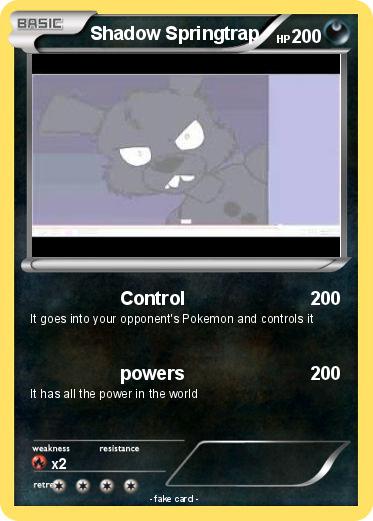 Pokemon Shadow Springtrap