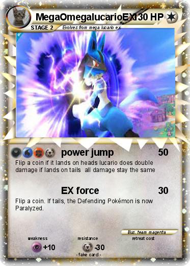Pokemon MegaOmegalucarioEX