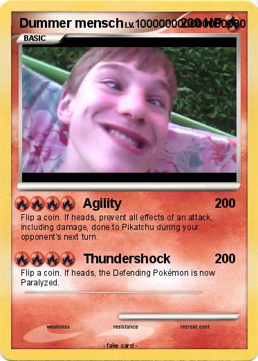 Pokemon Dummer mensch