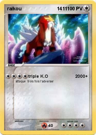 Pokemon raikou                           1411