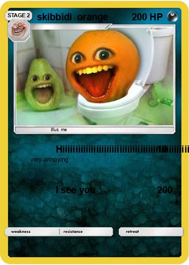 Pokemon skibbidi  orange