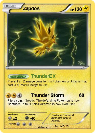 Pokemon Zapdos