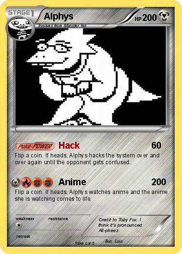 Pokemon Alphys