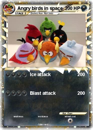 Pokemon Angry birds in space
