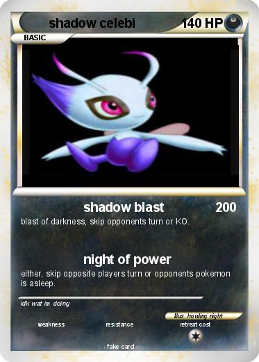 Pokemon shadow celebi