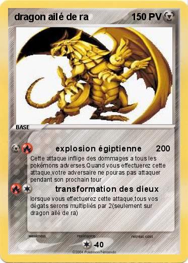 Pokemon dragon ailé de ra