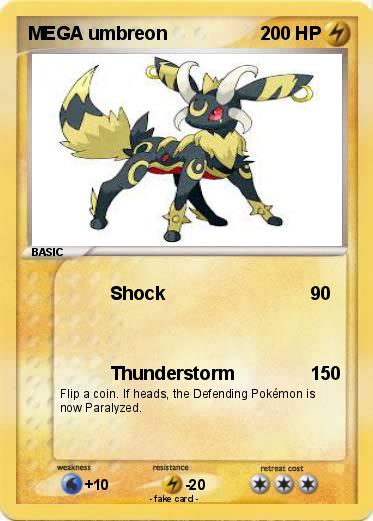 Pokemon MEGA umbreon