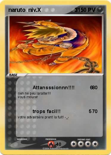 Pokemon naruto  niv.X                      3                                              