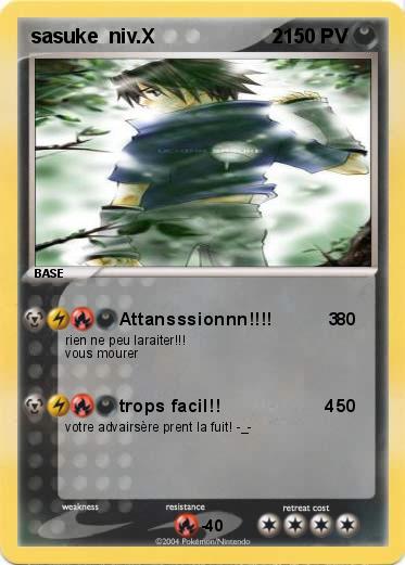Pokemon sasuke  niv.X                     2                                                