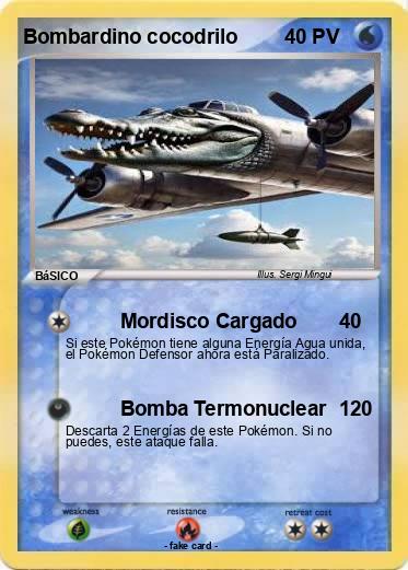 Pokemon Bombardino cocodrilo