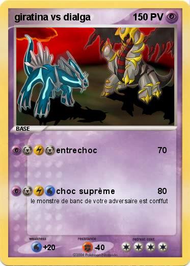 Pokemon giratina vs dialga