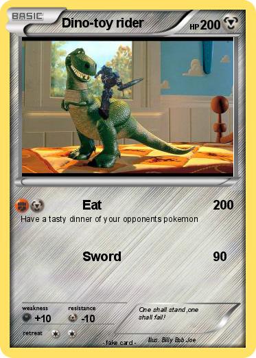 Pokemon Dino-toy rider