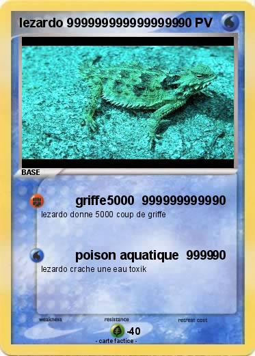 Pokemon lezardo 9999999999999999