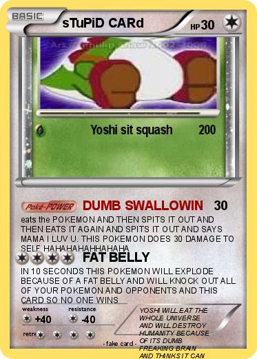 Pokemon sTuPiD CARd