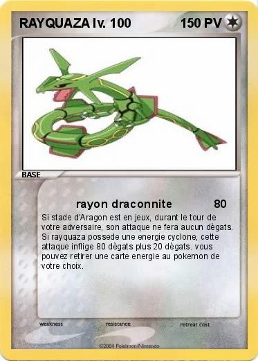 Pokemon RAYQUAZA lv. 100