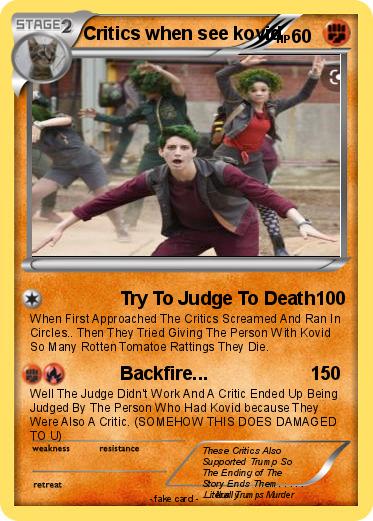 Pokemon Critics when see kovid