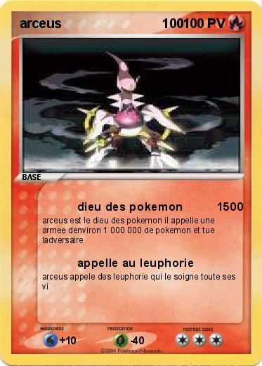 Pokemon arceus                            100