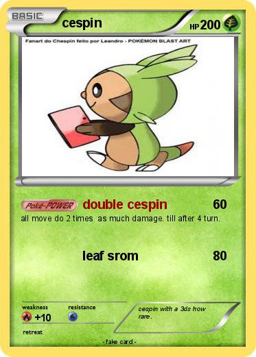 Pokemon cespin