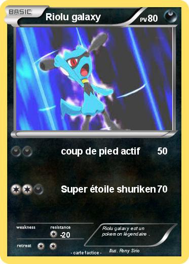 Pokemon Riolu galaxy